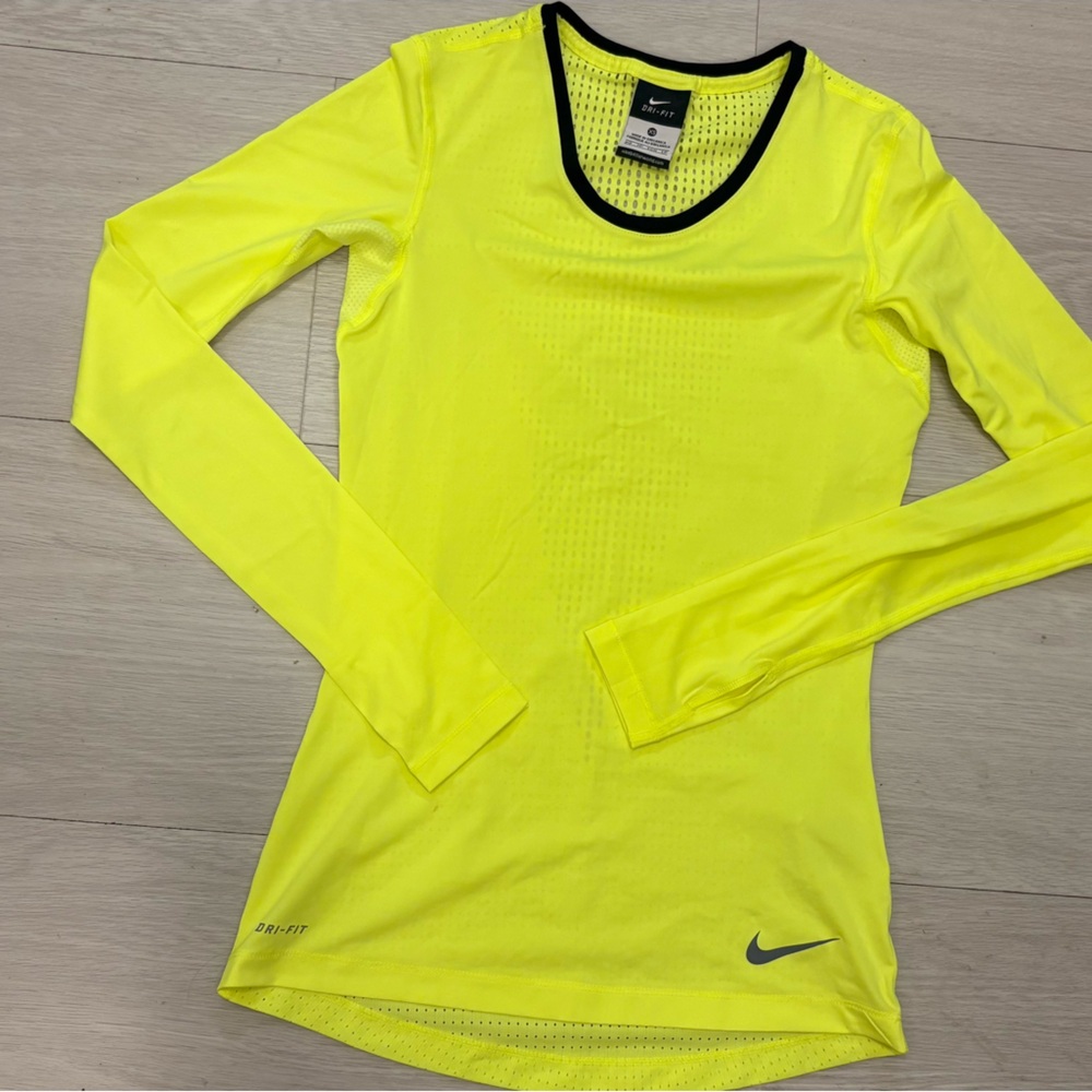 Nike Dri-FIT Neon Yellow Tank